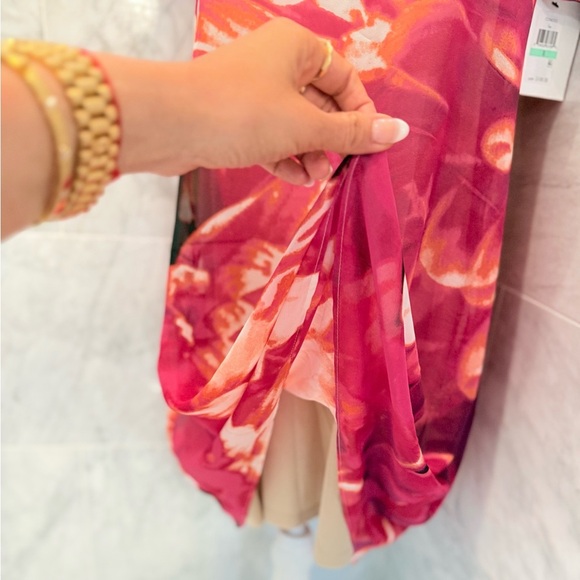 KENSIE Floral Print Cold Shoulder Dress - NWT $108 - WOMEN’S SIZE 8 - Picture 8 of 11